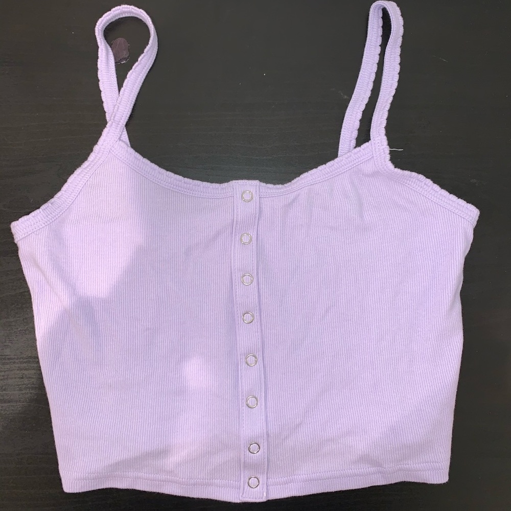 pacsun basic crop top